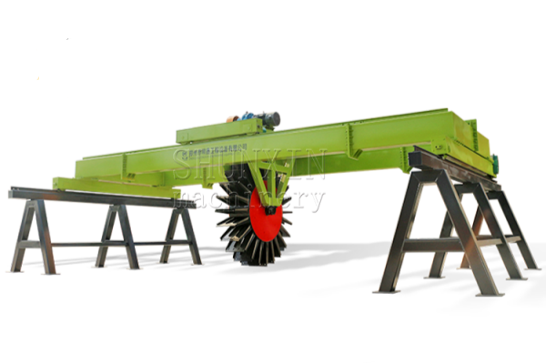 Large Wheel Type Compost Turner for Sale